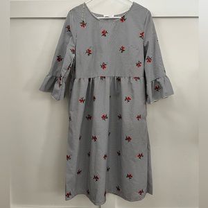 Women’s Large Ces Femme Dress With Embroidered Flowers